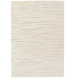 Bobochic - Tapis Tapis poil court loris motif abstrait 200x290 Beige pas cher