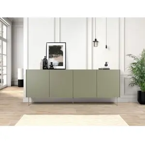 Bobochic - Accueil Séjour Buffet Buffet 4 portes 220 cm atlas Vert pas cher