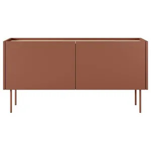 Bobochic - Accueil Séjour Meuble tv Meuble tv 2 portes 120 cm atlas Rouge pas cher
