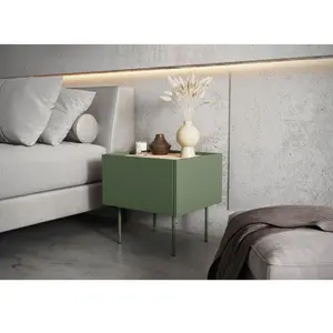 Bobochic - Table de chevet Table de chevet 1 tiroir atlas Vert pas cher