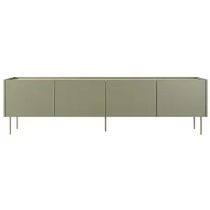 Bobochic - Accueil Séjour Meuble tv Meuble tv 4 portes 220 cm atlas Vert pas cher