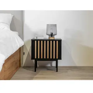 Bobochic - Table de chevet Lot de 2 Chevets 1 porte corneille avec tas...