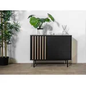 Bobochic - Commode Commode 3 tiroirs 1 porte corneille avec tasseaux e...