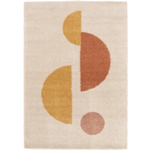 Comparateur de prix : Bobochic - Tapis poils mi-longs adeline motif abstrait 120x170 Jaune