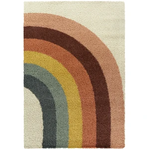 Tapis poils mi-longs CLAIRE motif abstrait BOBOCHIC 160 x 214 cm