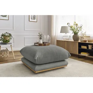 Accueil Séjour Fauteuil & pouf Bobochic Pouf ernest Gris foncé pas cher