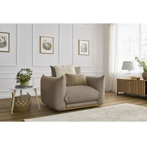 Accueil Séjour Fauteuil & pouf Bobochic Fauteuil ernest Taupe