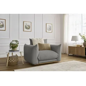 Fauteuil & pouf Bobochic Fauteuil ernest Gris foncé pas cher