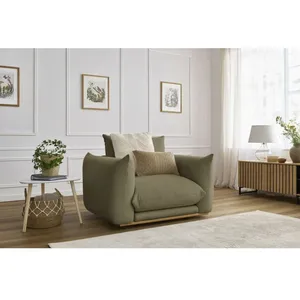 Accueil Séjour Fauteuil & pouf Bobochic Fauteuil ernest Vert pas cher