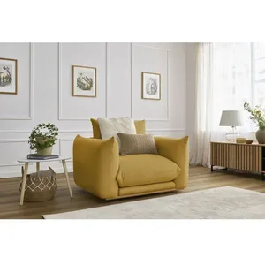 Fauteuil & pouf Bobochic Fauteuil ernest Jaune