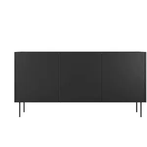 Bobochic - Accueil Séjour Buffet Buffet 3 portes 170 cm atlas Noir pas cher