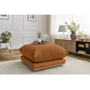 Bobochic pouf ernest orange ERNEST pas cher