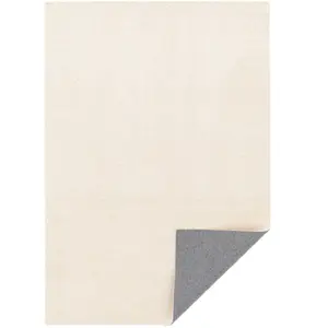 Bobochic tapis poils ras lavable mireille uni crème 120x170 MIREILLE