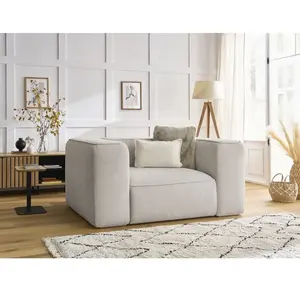 Bobochic - Accueil Séjour Fauteuil & pouf Fauteuil zephyr Beige pas cher