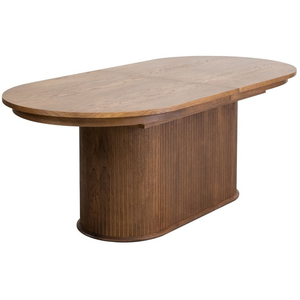 Comparateur de prix : Table à manger extensible 210 à 270 cm MALMOUSQUE placage chêne massif Bobochic