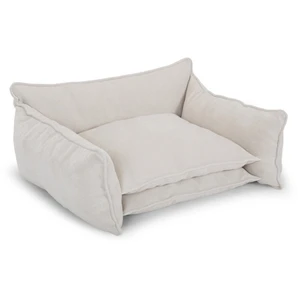 Panier pour chien PLUTO tissu texturé beige m (65 cm)  BOBOCHICVendu parbobochic-paris
