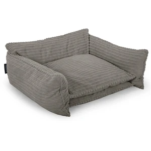 Panier pour chien PLUTO velours côtelé taupe m (65 cm) BOBOCHIC pas cher