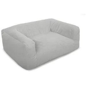 Panier pour chien SALTO tissu imitation fourrure Gris clair   BOBOCHIC TUVendu parbobochic-paris