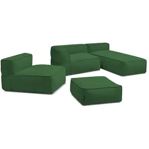 BOBOCHIC Canapé de jardin modulable GIULIA avec bâche de protection, 1...Vendu parbobochic-paris