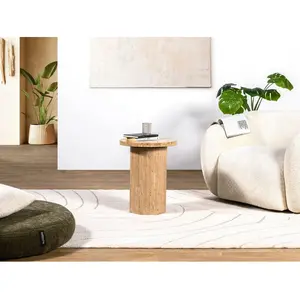 Bobochic - Tables Basses Table basse D.40 cm boecia travertin naturelVendu parbobochic-paris