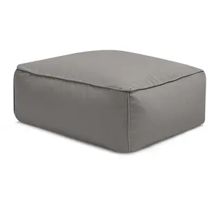 Pouf pour canapé de jardin modulable GIULIA avec bâche de protection g...