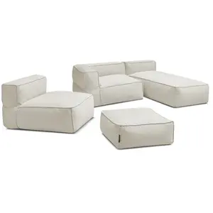 BOBOCHIC Canapé de jardin modulable GIULIA avec bâche de protection, 1...Vendu parbobochic-paris