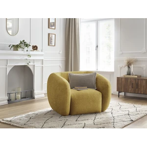 Comparateur de prix : Bobochic - Accueil Séjour Fauteuil & pouf Fauteuil celine tissu texturé Jaune