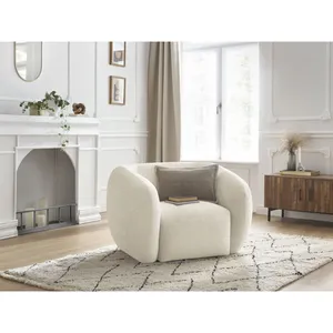 Comparateur de prix : Fauteuil & pouf Bobochic Fauteuil celine tissu texturé Beige