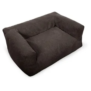 Panier pour chien SALTO velours côtelé marron m (80cm) BOBOCHIC pas cher