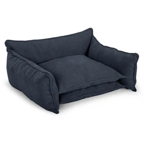 Panier pour chien PLUTO tissu texturé bleu foncé m (65 cm) BOBOCHIC pas cher