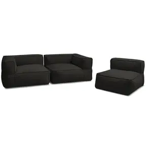 BOBOCHIC Canapé de jardin modulable GIULIA avec bâche de protection, 2 angles e... pas cher