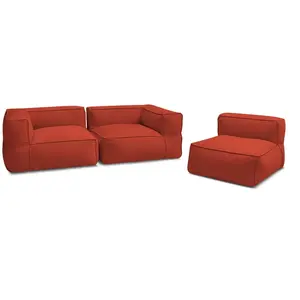 BOBOCHIC Canapé de jardin modulable GIULIA avec bâche de protection, 2... pas cher
