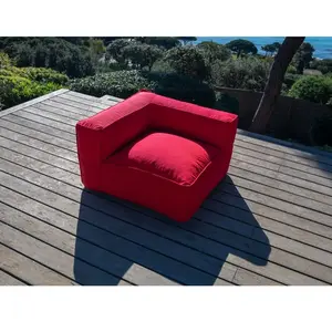 Angle pour canapé de jardin modulable GIULIA avec bâche de protection ...