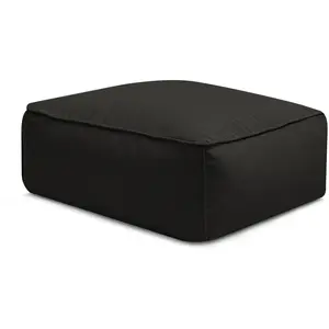 Pouf pour canapé de jardin modulable GIULIA avec bâche de protection n...
