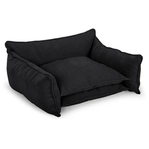 Panier pour chien PLUTO tissu texturé noir xxl (123 cm) BOBOCHIC pas cher