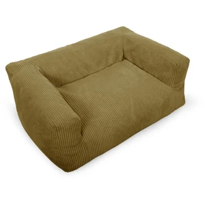 Panier pour chien SALTO velours côtelé jaune xxl (140 cm) BOBOCHIC pas cher