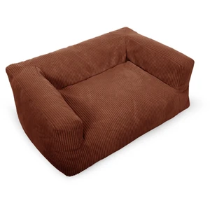 Panier pour chien SALTO velours côtelé orange xxl (140 cm) BOBOCHIC pas cher