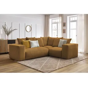 BOBOCHIC Canapé d'angle fixe modulable VOLTAIRE avec 1 chauffeuse 2 places, 1 a... pas cher
