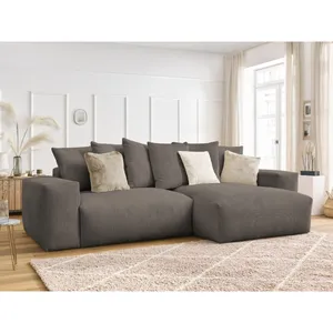Canapé d'angle réversible convertible coffre VOLTAIRE Bobochic pas cher
