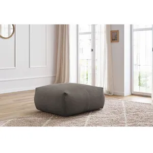 Bobochic pouf carré voltaire taupe VOLTAIRE pas cher