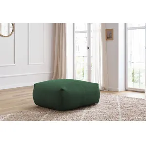 Bobochic pouf carré voltaire vert VOLTAIRE pas cher