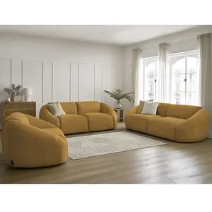 Canapé droit fixe Bobochic Ensemble canapé droit fixe 3 + 2 places + f... pas cher