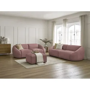Canapé droit fixe BOBOCHIC - Ensemble canapé droit fixe 3 + 2 places T... pas cher
