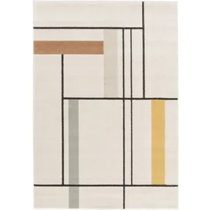 Tapis poils courts EMILIEN motifs abstraits BOBOCHIC 160 x 230 cm