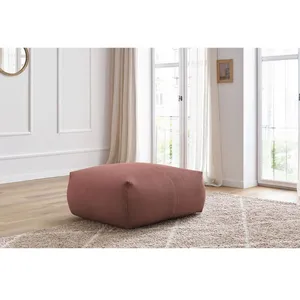 Bobochic pouf carré voltaire rose VOLTAIRE