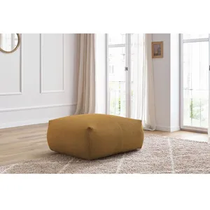 Bobochic pouf carré voltaire jaune VOLTAIRE pas cher