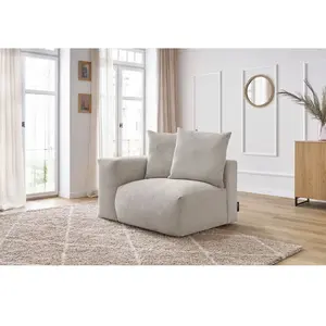 Chauffeuse 1 place avec accoudoir pour canapé modulable VOLTAIRE Bobochic