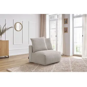 Chauffeuse 1 place sans accoudoir pour canapé modulable VOLTAIRE Bobochic