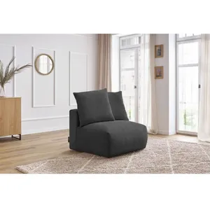 Chauffeuse 1 place sans accoudoir pour canapé modulable VOLTAIRE Bobochic pas cher