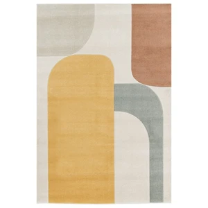 Tapis poils courts ROBIN motif abstrait 160x230 BOBOCHIC pas cher